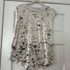 Anthropologie Pilcro Sleeveless Tie Dye T-Shirt